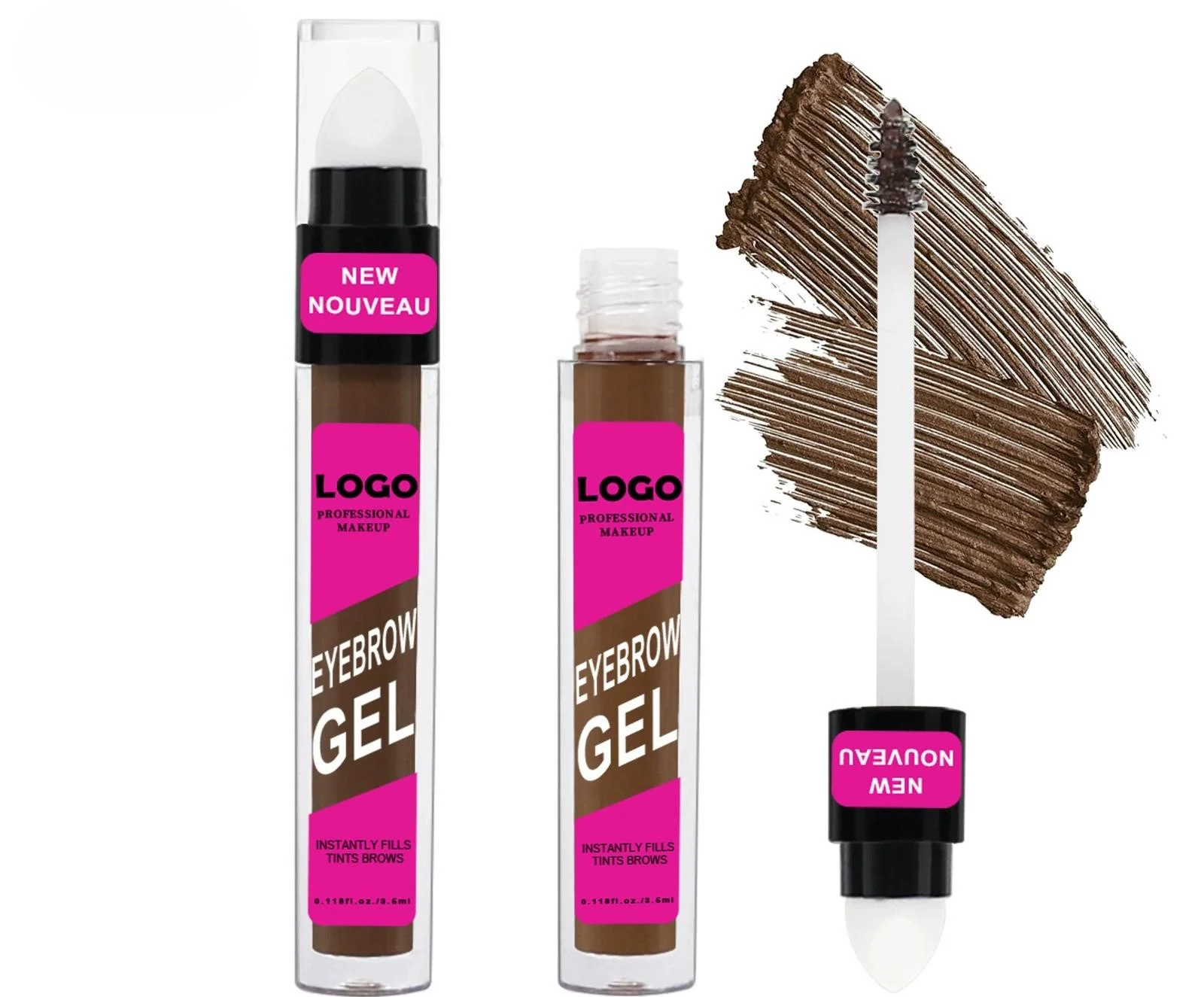 Custom Waterproof Smudge-Proof Eyebrow Tint Pomade, Natural Wild Brow Individual Hair Effect Fade-Resistant Long-Wear Brow Makeup