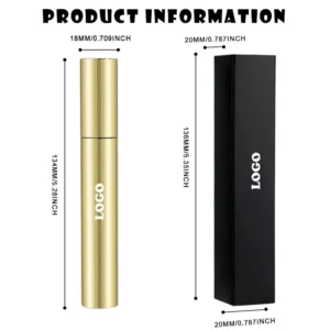 Custom Private Label No Logo Waterproof Smudge Resistant Colored Mascara, Lengthening Volumizing Long Lasting Eyelash Styling Makeup
