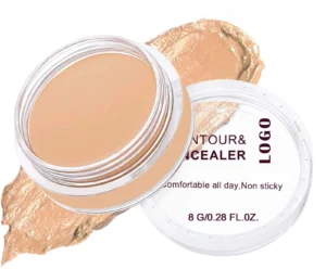 Custom Private Label No Logo Cream Contour Concealer, Full Coverage Blemish Dark Circle Facial Correcting Makeup