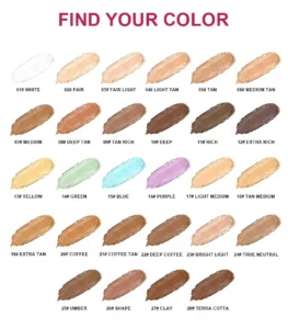 Custom Private Label No Logo Waterproof Contour Concealer Cream, Dark Circle Covering Facial Shadow Sculpting Base Makeup