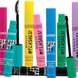 Custom Private Label No Logo Waterproof Smudge Resistant Mascara, Lengthening Curling Volumizing Long Lasting Eyelash Styling Makeup