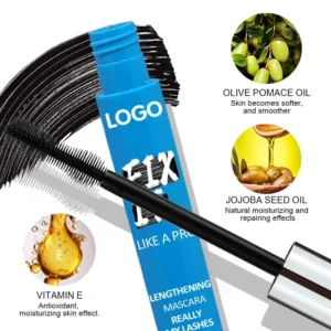 Custom Private Label No Logo Waterproof Smudge Resistant Mascara, Lengthening Curling Volumizing Long Lasting Eyelash Styling Makeup
