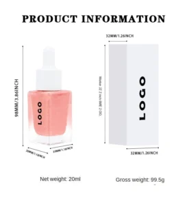 Custom Private Label No Logo Waterproof Matte Shimmer Expanding Tone Liquid Blush, Highly Pigmented Long Lasting Natural Nude Rouge