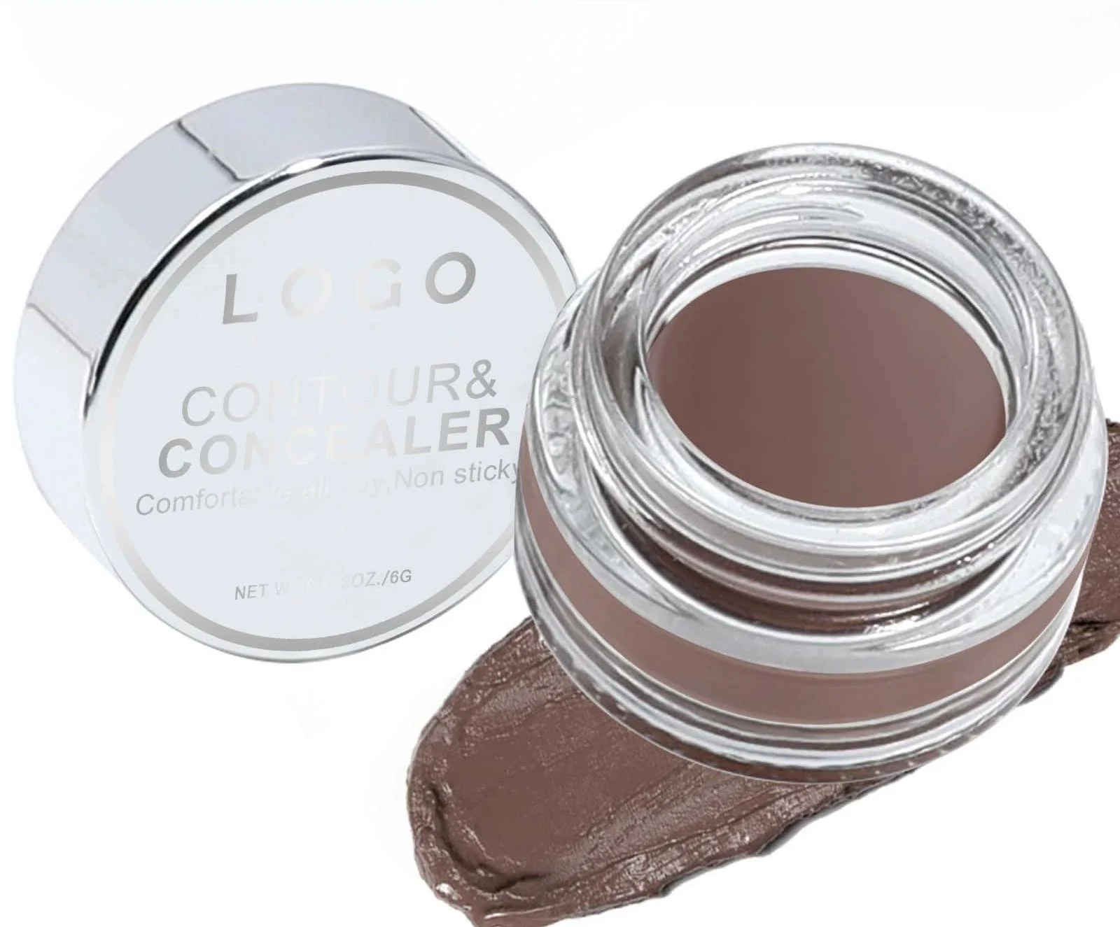Custom Private Label No Logo Waterproof Contour Concealer Cream, Blemish Tattoo Covering Facial Shadow Sculpting Base Makeup