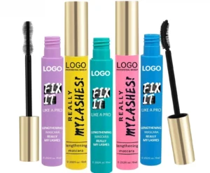 Custom Private Label No Logo Waterproof Smudge-Proof Mascara, Lengthening Volumizing Long-Lasting Eyelash Priming Styling Makeup