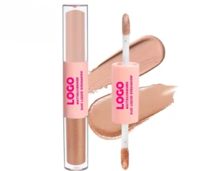 Custom Private Label No Logo Waterproof Long-Lasting Liquid Eyeshadow, Matte Shimmer Fine Glitter Highly Pigmented Eye Brightening Makeup