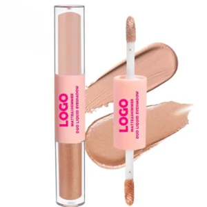 Custom Private Label No Logo Waterproof Long-Lasting Liquid Eyeshadow, Matte Shimmer Fine Glitter Highly Pigmented Eye Brightening Makeup