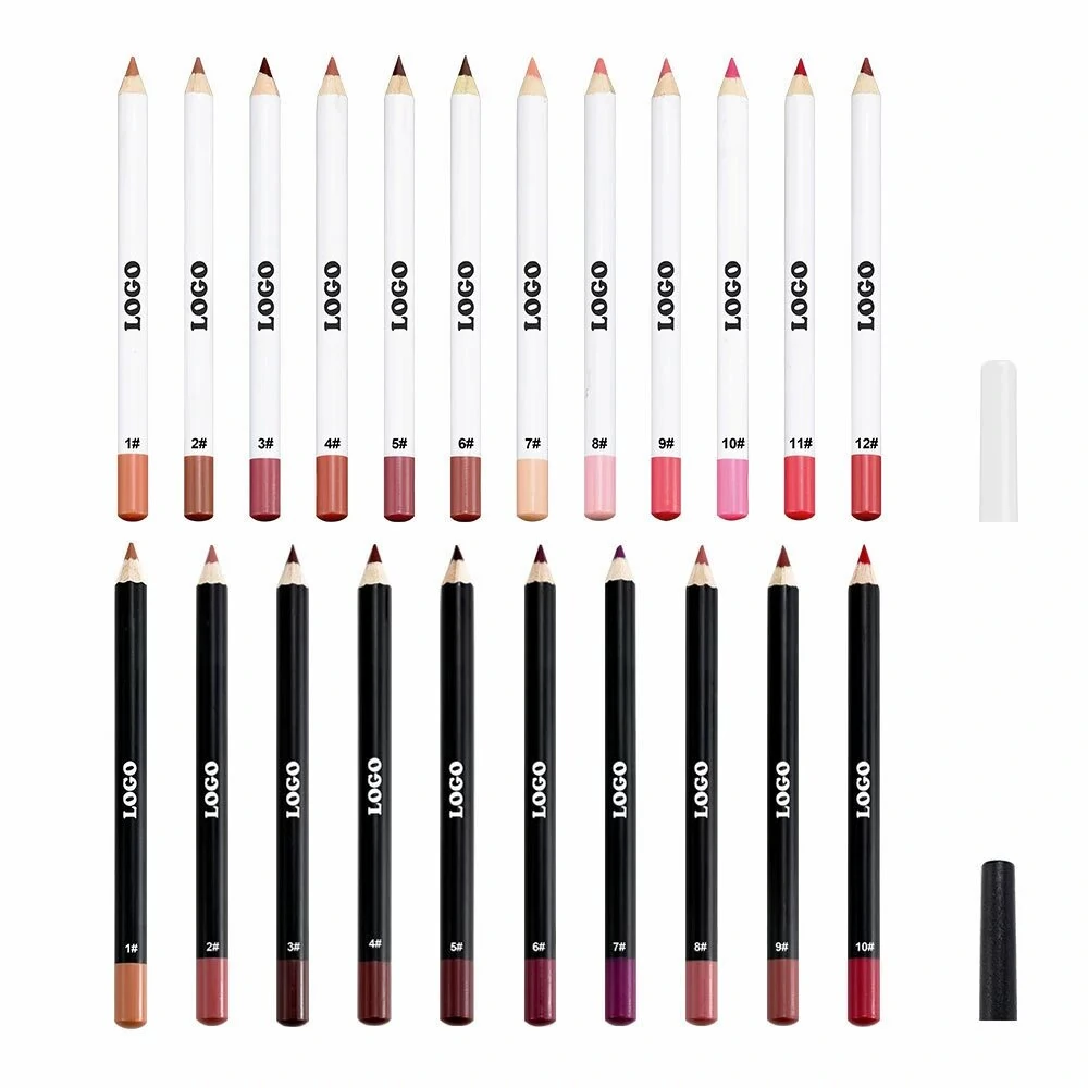 Custom Private Label No Logo Waterproof Matte Lip Liner, Fade-Resistant Precise Lip Contour Defining Daily Lip Makeup