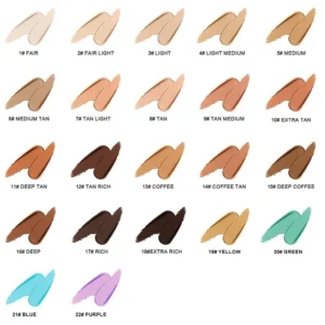 Custom Private Label No Logo Waterproof Matte Liquid Concealer, Dark Circle Covering Non-Caking Transfer Resistant Long Wear Base Makeup
