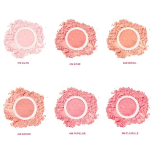 Custom Private Label No Logo Waterproof Oil Control Loose Blush Powder, Non-Caking Brightening Long Lasting Natural Facial Rouge