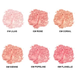 Private Label No Logo Custom Waterproof Oil-Control Matte Loose Powder & Blush, Non-Caking Transfer-Resistant Long-Wear Facial Makeup
