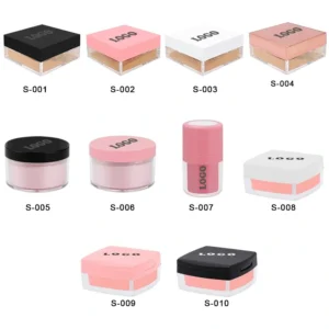 Private Label No Logo Custom Waterproof Oil-Control Matte Loose Setting Powder, Transfer-Resistant Long-Lasting Facial Finishing Makeup