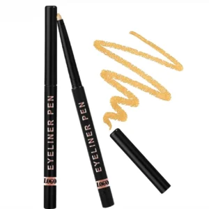 Private Label No Logo Custom Waterproof Shimmer Gel Eyeliner, Smudge-Proof Fade-Resistant Long-Lasting Tear Trough Eye Brightening Makeup