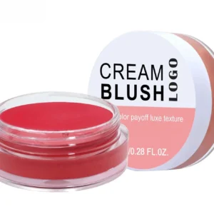 Custom Private Label No Logo Waterproof Multi-use Single Cream Blush, Highly Pigmented Long Wear Natural Complexion Enhancing Rouge