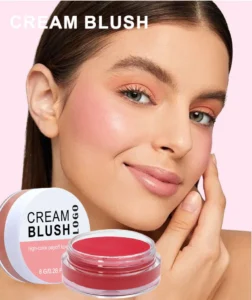 Custom Private Label No Logo Waterproof Multi-use Single Cream Blush, Highly Pigmented Long Wear Natural Complexion Enhancing Rouge