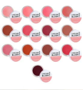 Custom Private Label No Logo Waterproof Multi-use Single Cream Blush, Highly Pigmented Long Wear Natural Complexion Enhancing Rouge