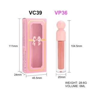 Custom Private Label Waterproof Velvet Matte Lip Gloss, Non Transfer Fade Resistant Hydrating Long Wear Cup Proof Lip Color
