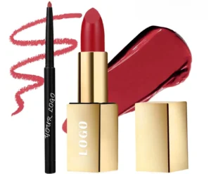 Customizable Private Label No Logo 2 In 1 Hydrating Lipstick & Lip Liner Complete Lip Makeup Kit