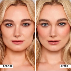 Private Label No Logo Customizable Waterproof All-in-One Matte Blush Highlight Contour Palette, Long Lasting Multi-use Facial Makeup