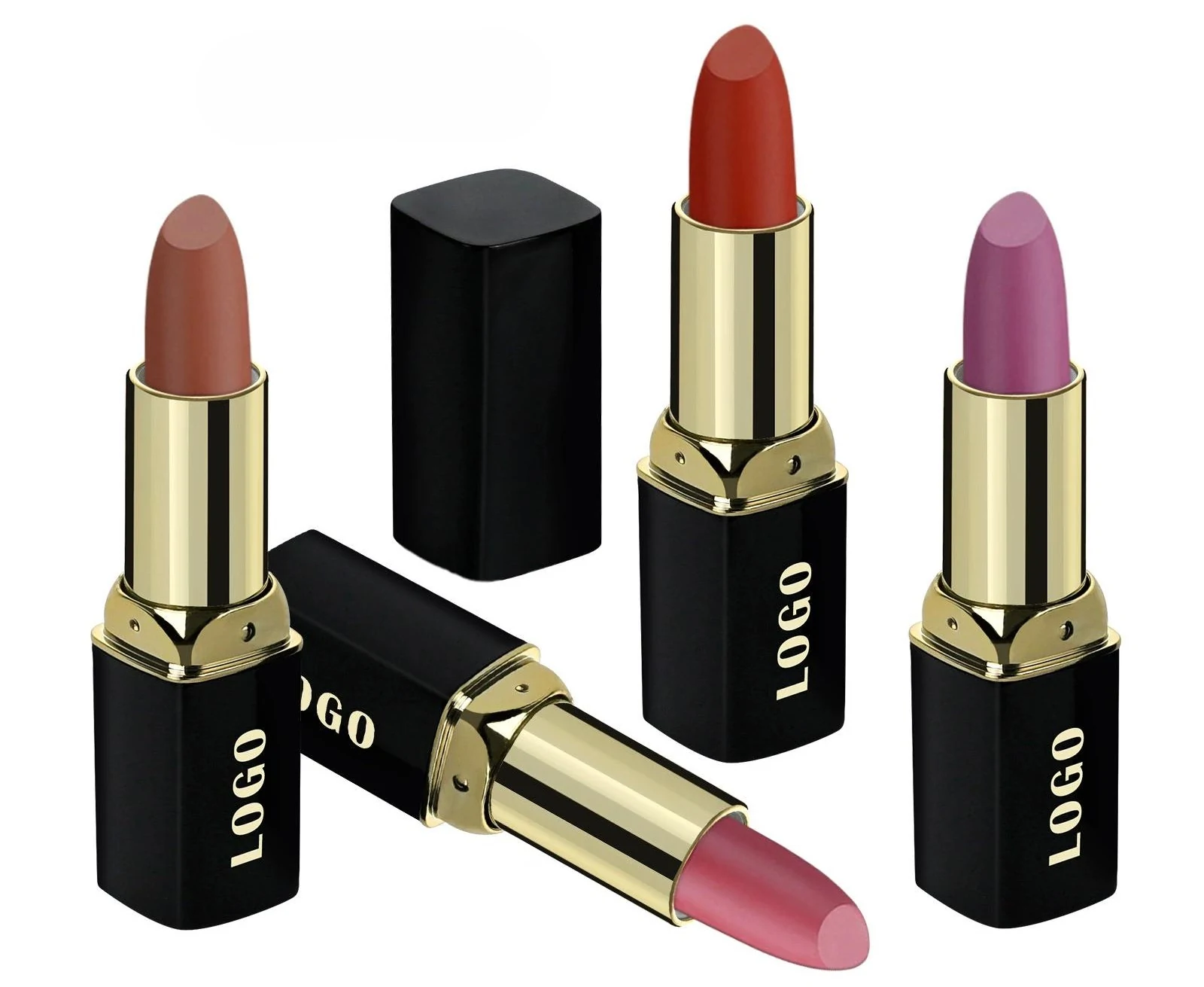Customizable Private Label No Logo Matte Non-Transfer Lipstick, Cup-Proof Fade-Resistant Long-Lasting Hydrating Lip Makeup