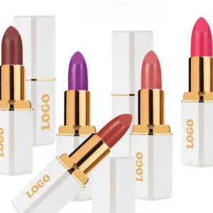 Customizable Private Label No Logo Shimmer Mirror Hydrating Lipstick, Nourishing Plumping Long-Lasting Daily Lip Cosmetic