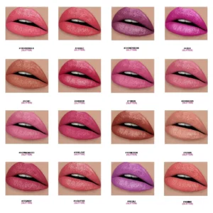 Customizable Private Label No Logo Shimmer Mirror Hydrating Lipstick, Nourishing Plumping Long-Lasting Daily Lip Cosmetic