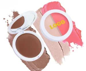 Private Label No Logo Customizable Waterproof Contour Highlight Cream, Concealing Brightening Transfer-Resistant 3D Facial Sculpting Makeup