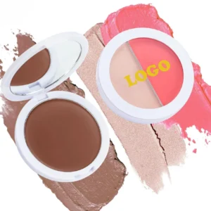 Private Label No Logo Customizable Waterproof Contour Highlight Cream, Concealing Brightening Transfer-Resistant 3D Facial Sculpting Makeup