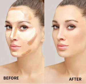 Private Label No Logo Customizable Waterproof Contour Highlight Cream, Concealing Brightening Transfer-Resistant 3D Facial Sculpting Makeup