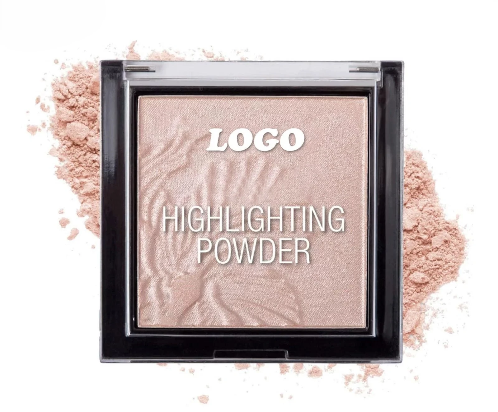 Matte Shimmer Fine Glitter Highlighter Palette, Multi-use for Facial & Body Brightening Contour Makeup