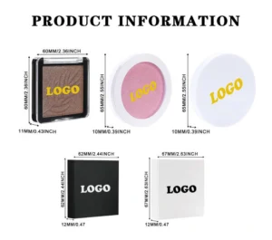 Matte Shimmer Fine Glitter Highlighter Palette, Multi-use for Facial & Body Brightening Contour Makeup