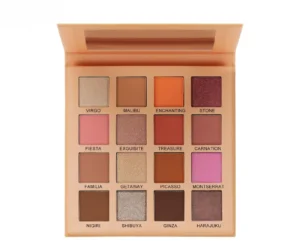 Earth Tone Eyeshadow Palette with Contour & Highlight, Cost-effective Multi-shade Daily Eye Makeup Cosmetic