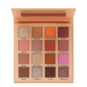 Earth Tone Eyeshadow Palette with Contour & Highlight, Cost-effective Multi-shade Daily Eye Makeup Cosmetic