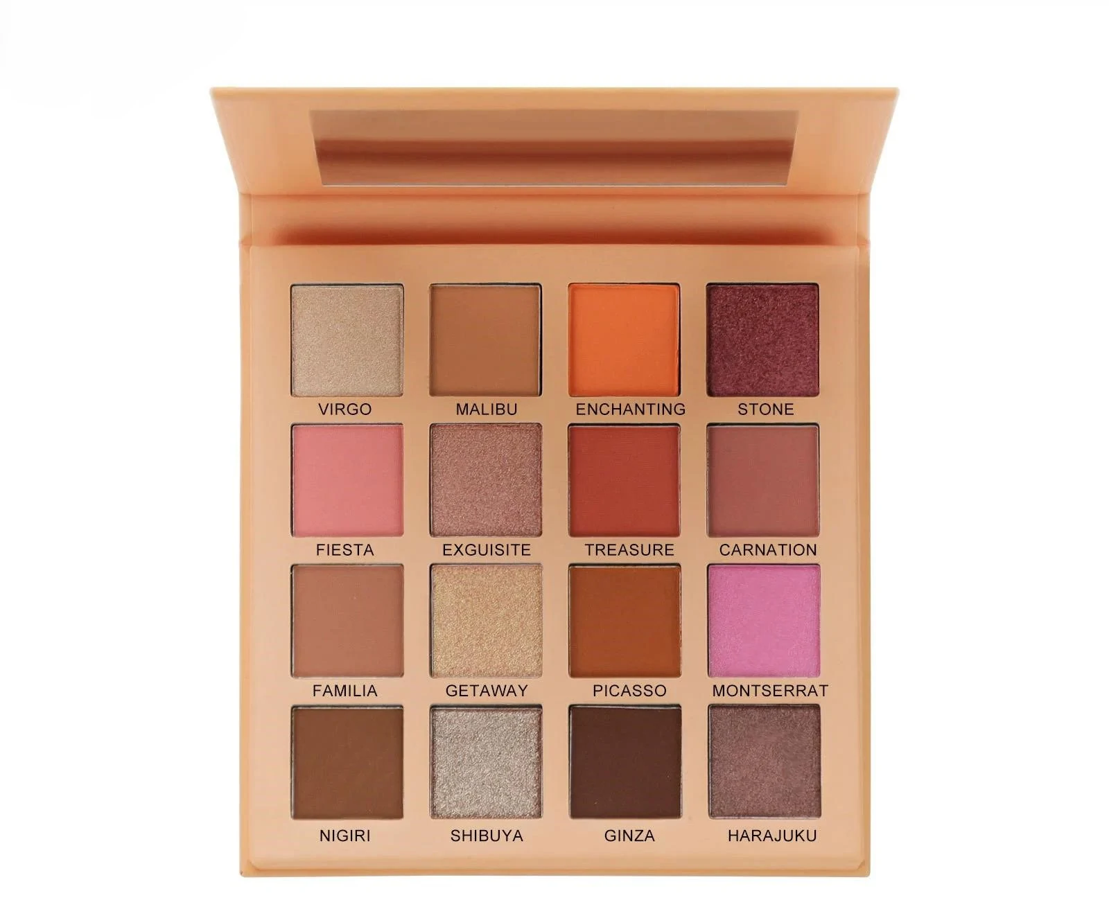 Earth Tone Eyeshadow Palette with Contour & Highlight, Cost-effective Multi-shade Daily Eye Makeup Cosmetic
