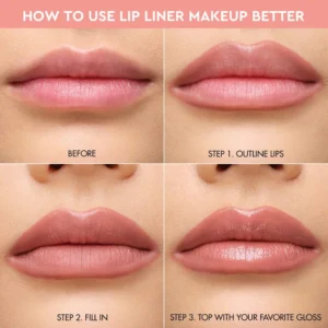 Factory Direct Small Batch Mixed Color Lip Makeup Kit, 12 Waterproof Lip Liners Plus 65 Shades Lip Gloss Private Label No Logo