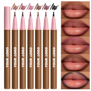 Waterproof Highly Pigmented Smooth Matte Liquid Lip Liner, Precise Natural Lip Contour Defining Long Wear Makeup