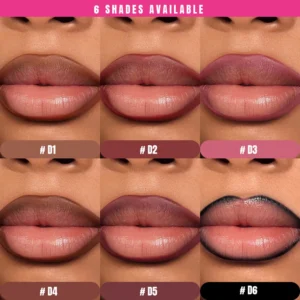 Waterproof Highly Pigmented Smooth Matte Liquid Lip Liner, Precise Natural Lip Contour Defining Long Wear Makeup