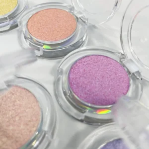 Iridescent Chameleon Diamond Glitter Eyeshadow and Highlighter for Eye & Face Brightening Makeup