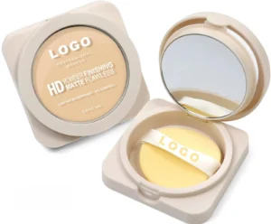 Wholesale Custom Private Label No Logo Large Waterproof Sweat Proof Oil Control Pressed Setting Powder, Non-Caking Concealing Touch Up Makeup