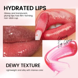 Wholesale Private Label No Logo Mini Bottle Lip Gloss Gift Set, Hydrating Long Wear Plumping Lip Makeup Kit
