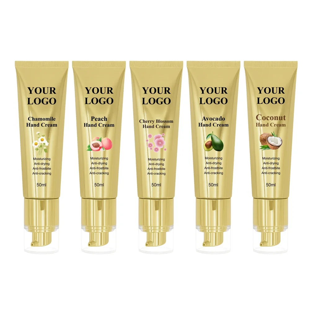50ml No Logo Large Capacity Chamomile Hand Cream, Hydrating Dry Skin Prevention Softening Moisturizing Hand Lotion for Daily Hand Care