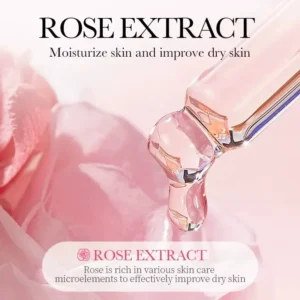 60ml No Logo Rose Shimmer Peel Off Facial Mask, Deep Cleansing Blackhead Remover Hydrating Exfoliating Face Mask