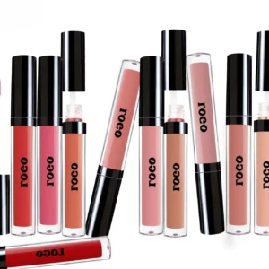 Nude Matte Cream Lip Mud Lip Gloss, Non-transfer Cup Proof Long Lasting Fade Resistant Lip Color