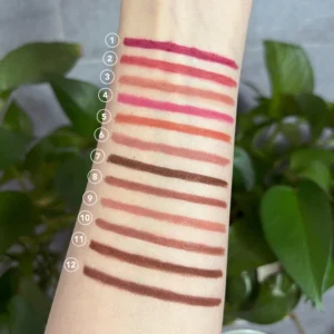 OEM Custom Private Label 12 Shades Lip Liner & 58 Shades Matte Lip Gloss Combination Gift Set Wholesale
