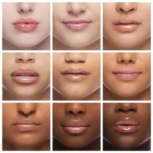 OEM Small Batch Private Label No Logo Clear Hydrating Plumping Lip Oil, Dewy Dudu Lips Nourishing Lip Gloss