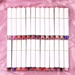 Private Label No Logo 105 Shades Shimmer Lip Gloss & Clear Hydrating Plumping Lip Oil Wholesale Lip Makeup