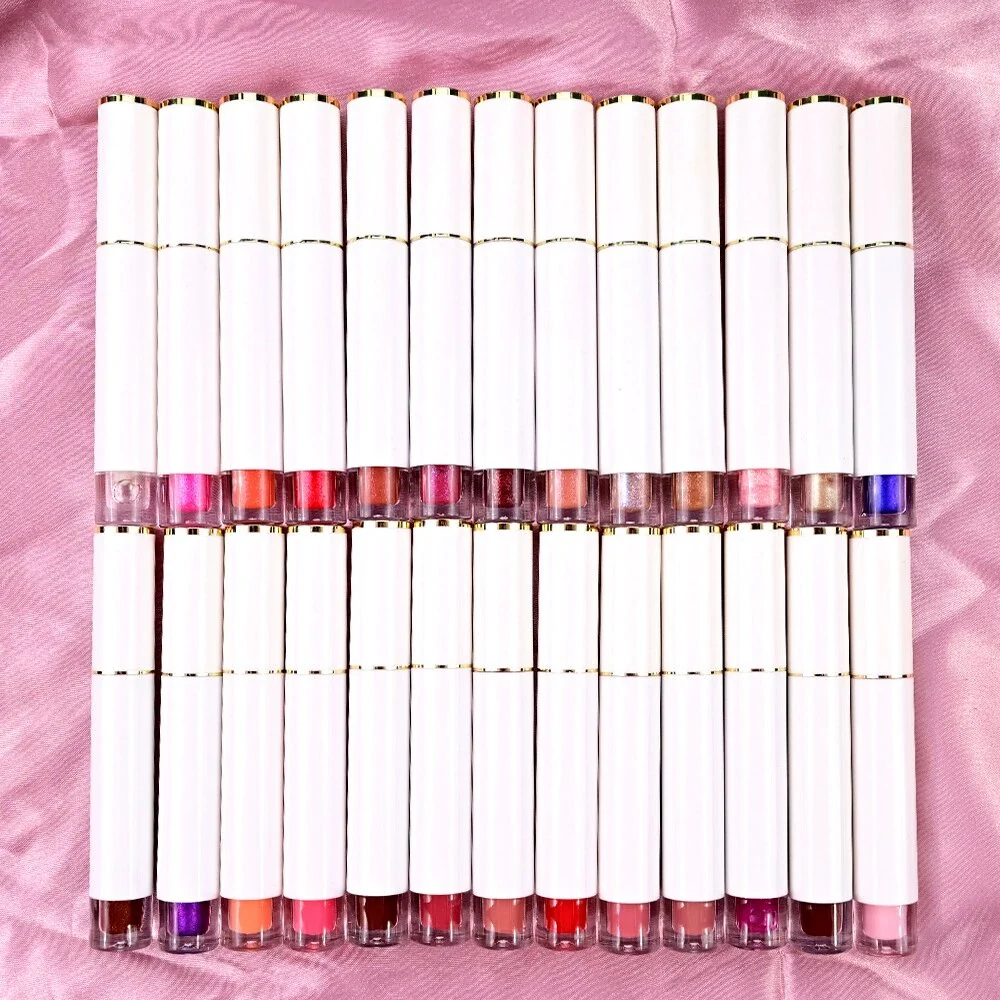 Private Label No Logo 105 Shades Shimmer Lip Gloss & Clear Hydrating Plumping Lip Oil Wholesale Lip Makeup