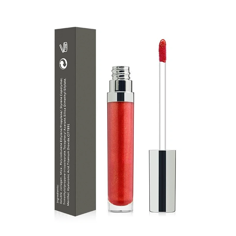 Private Label No Logo 15 Shades Shimmer Lip Gloss & Clear Hydrating Plumping Lip Oil Daily Lip Makeup