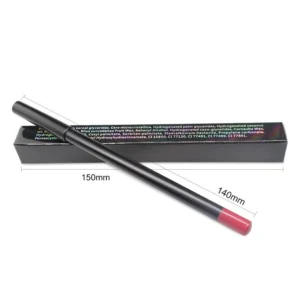 Private Label No Logo 25 Shades 3 In 1 Wooden Multi-function Lip Liner, Eyeliner & Eyebrow Definer Pencil