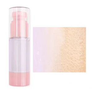 Private Label No Logo 2 Shades Hydrating Color Correcting Primer Foundation, Brightening Natural Skin Tone Base Makeup